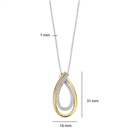 Collier Ti Sento Milano Femme in Argent Cubic Zirconia 34121ZY/45 - 34121ZY/45